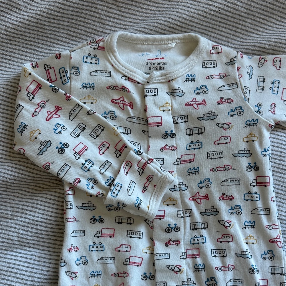 Magnetic Me Boys Car Print Onesie